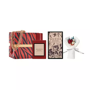 GUCCI Парфюмерная вода Bloom Ambrosia di Fiori + Подарочная коробка + Букет