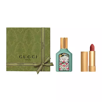 GUCCI Парфюмерная вода Flora Gorgeous Jasmine + Матовая губная помада
