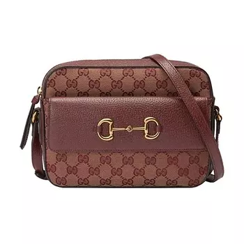 GUCCI Сумка Canvas With Leather Camera Bag Shoulder Bag Crossbody (Basic Set+Shopping Bag)