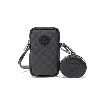 GUCCI Сумка Canvas With Leather Shoulder Bag Mini (Basic Set+Box+Shopping Bag)