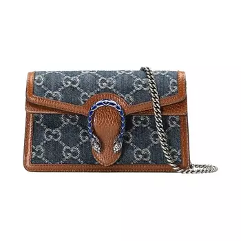GUCCI Сумка Dionysus Logo Denim Messenger Bag (Bag+Dust Bag)
