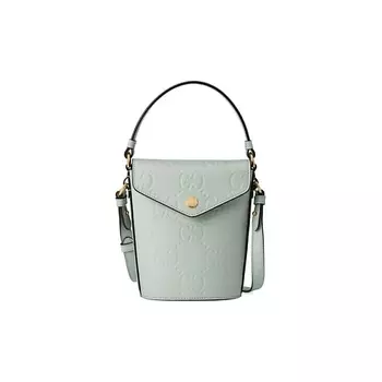 GUCCI Сумка Leather Bucket Bag (Basic Set+Shopping Bag)