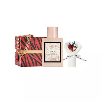 GUCCI Туалетная вода Bloom Eau de Toilette + Подарочная коробка + Букет