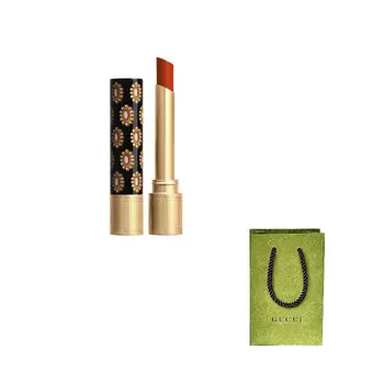 GUCCI Увлажняющая помада с сияющим финишем Beauty Brilliant Lipstick + декоративный пакет