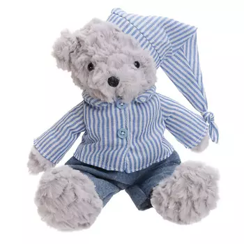 GULLIVER Мягкая игрушка Мишка в пижаме, 20 см