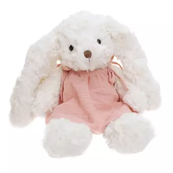 GULLIVER Мягкая игрушка Зайка в розовом сарафане, 20 см