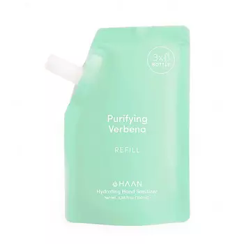 HAAN Рефилл для наполнения карманного санитайзера "Душистая вербена" Pouch Hydrating Hand Sanitizer Purifying Verbena