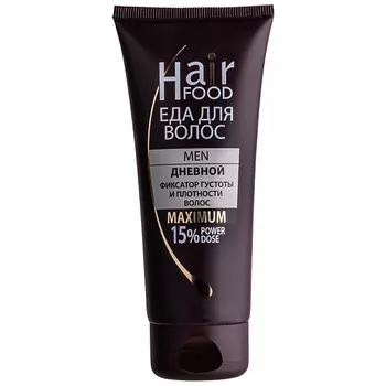 HAIRFOOD Дневной фиксатор густоты и плотности MEN Гель MAXIMUM 15%