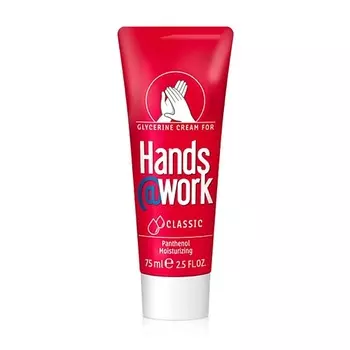 HANDS@WORK Крем для сухой кожи рук увлажняющий classic (D-пантенол) 75