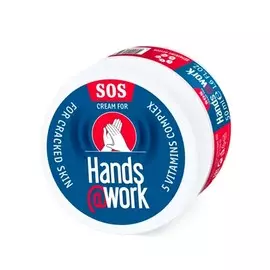 HANDS@WORK SOS Крем для рук регенерирующий (комплекс из 5 витаминов А, С, Е, В3 и В5) 50.0