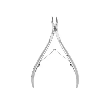 HANZO STEEL Кусачки для кутикулы 7 мм, закругленные ручки