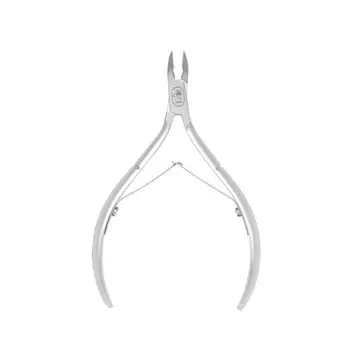 HANZO STEEL Кусачки для кутикулы 7 мм, закругленные ручки
