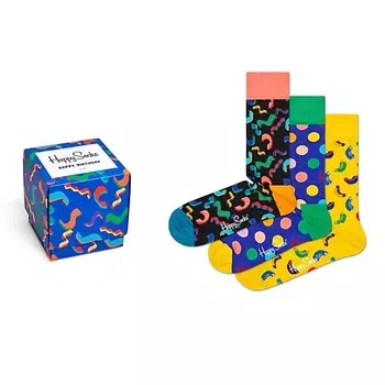 HAPPY SOCKS Набор носков Happy Socks Balloon Animal Birthday2700 3 пары