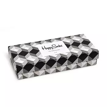 HAPPY SOCKS Набор носков Happy Socks Black &amp; White 4 пары 9004