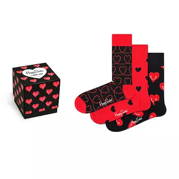 HAPPY SOCKS Набор носков Happy Socks I LOVE YOU 3 пары
