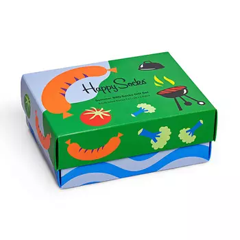 HAPPY SOCKS Набор носков Happy Socks Summer BBQ 2 пары