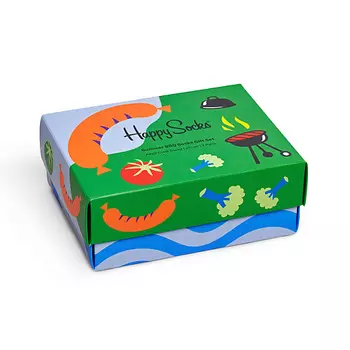 HAPPY SOCKS Набор носков Happy Socks Summer BBQ 2 пары