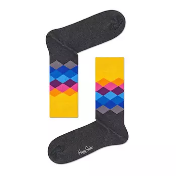 HAPPY SOCKS Носки Faded Diamond 9005