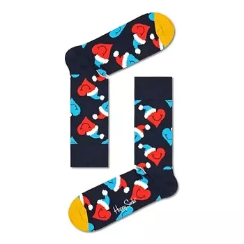 HAPPY SOCKS Носки Santa Love Smiley 6500