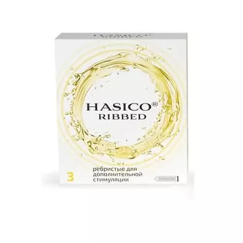 HASICO Презервативы ribber(ребристые) 3.0