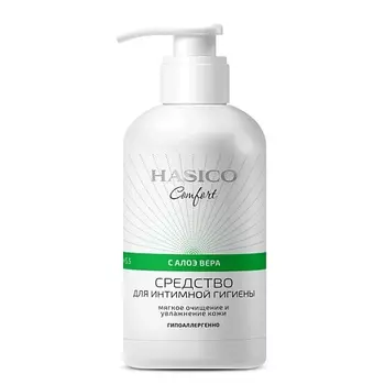 HASICO Жидкое мыло для интимной гигиены с экстрактом алоэ вера 250.0