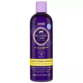 HASK HASK Blonde Care Purple Shampoo - шампунь оттеночный фиолетовый для светлых волос
