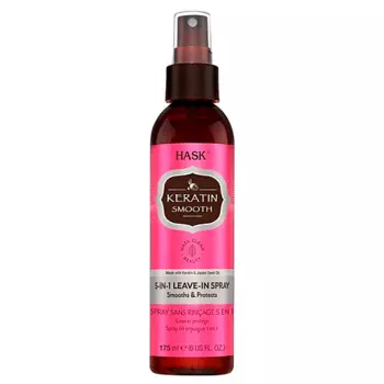 HASK Keratin Protein Smoothing 5-in-1 Leave-In Spray - несмываемый спрей 5-в-1 с протеином кератина