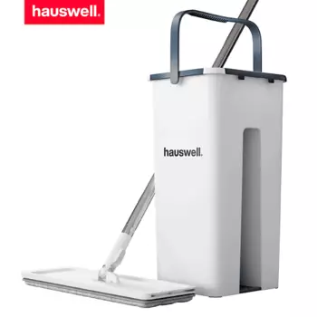 HAUSWELL Швабра c отжимом и ведром Smart Mop