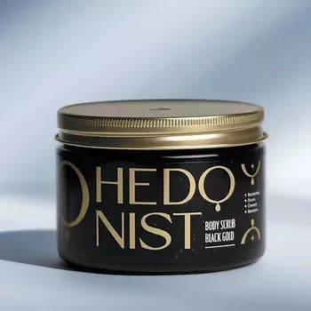 HEDONIST BY BAUER Скраб для тела черный "Black Gold" с коллагеновым комплексом