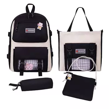 HEIKKI Рюкзак COMBO, сумка-шоппер, косметичка, пенал В ПОДАРОК