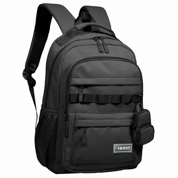 HEIKKI Рюкзак FUSION 2 отделения, отделение для ноутбука,c КОШЕЛЬКОМ