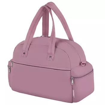 HEIKKI Сумка дорожная HANDY, карман на молнии, багаж лента, пыльная роза