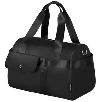 HEIKKI Сумка дорожная HANDY, карман на молнии, багажная лента, черная