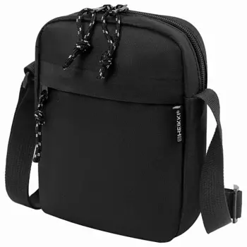 HEIKKI Сумка на плечо COMPACT, два кармана, черная