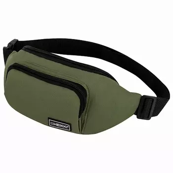 HEIKKI Сумка на пояс RIO, карман, регулируемый ремень, хаки