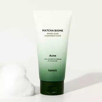 HEIMISH Пенка с матчей и пробиотиками Heimish Matcha Biome Amino Acne Cleansing Foam 150.0
