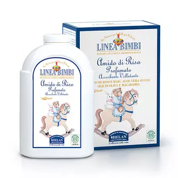 HELAN Детская мягкая рисовая присыпка Linea Bimbi 75.0
