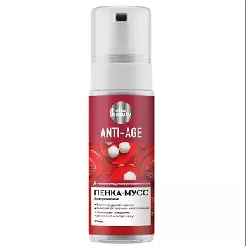 HELLO BEAUTY Hello Beauty Пенка-мусс для умывания с ниацинамидом и гиалуроновой кислотой