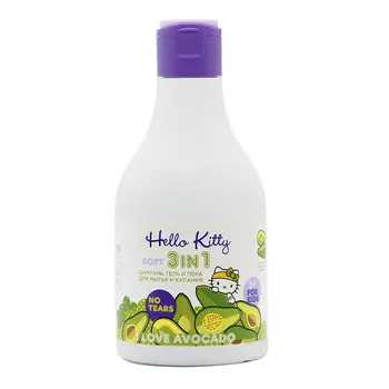 HELLO KITTY Шампунь-гель 3в1 i love avocado