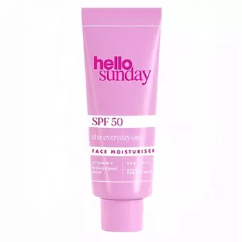 HELLO SUNDAY Крем для лица увлажняющий cолнцезащитный SPF 50 The Everyday One Face Moisturiser