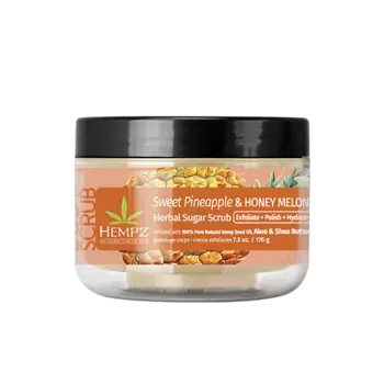 HEMPZ Cкраб сахарный для тела Ананас и Медовая Дыня/Sweet Pineapple & Honey Melon Herbal Sugar Scrub 176.0