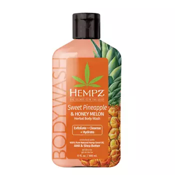 HEMPZ Гель для душа Ананас и Медовая дыня Sweet Pineapple & Honey Melon Herbal Body Wash 500.0
