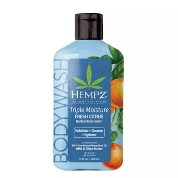 HEMPZ Гель для душа Тройное увлажнение Triple Moisture Fresh Citrus Herbal Body Wash 500.0