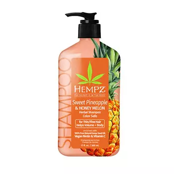 HEMPZ Шампунь Ананас и Медовая Дыня / Sweet Pineapple & Honey Melon Volumizing Shampoo 500.0