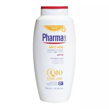 HERBAL Гель для душа антивозрастной с коэнзимом q10 Pharma Line Anti-Age Shower Gel Douche