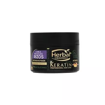 HERBAL Интенсивная маска фито-кератин Восстановление и питание вьющихся волос Keratin Professional Hair Care Intensive Mask