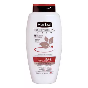 HERBAL Кондиционер-маска тотальное восстановление для поврежденных волос Professional Care Conditioner & Mask