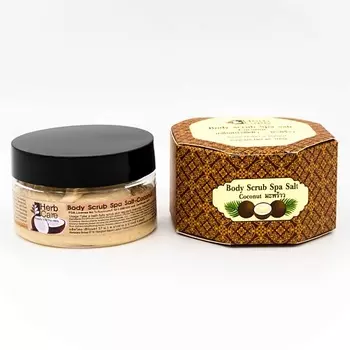 HERBCARE Спа-скраб для тела солевой с кокосом 100.0