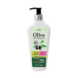 HERBOLIVE Молочко для тела увлажняющее с гранатом и маслом оливы 200.0