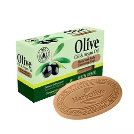 HERBOLIVE Оливковое мыло с маслом арганы 85.0